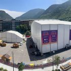 La carpa del Cirque du Soleil.