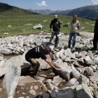 Descobriment de l'estructura funerària al Tumul del Cubil