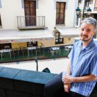 Nil Forcada a la terrassa de la Fleca Font d'Andorra la Vella
