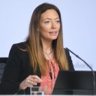 La ministra de Salut durant la presentació del projecte de llei.
