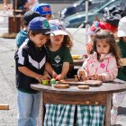 Alguns dels infants que han assistit al Dilluns de gresca