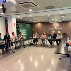 La delegació encapçalada per Marsol.