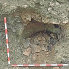 La fossa, tal com va trobar-se fa 26 anys.