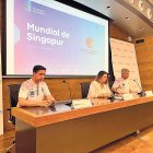 Alfons Maltrana, María Suárez d’Andbank i Joan Clotet, ahir.