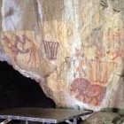 El camell descobert per Eudald Guillemet a la cova dels Urals.