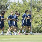 L’FC Andorra es va exercitar ahir a Salou.