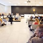 La sala abans de la lectura de la sentència.