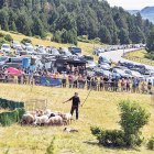 El català Moisés Tarrès i el seu gos Mel