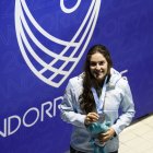 Tudó, amb la plata obtinguda als Jocs d’Andorra 2025.