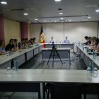 Un moment de la sessió de treball per a la revaloració salarial del personal de l'administració