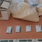 Els opiacis decomissats per la guàrdia civil.