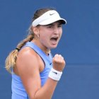 La tennista, en un duel de la fase prèvia