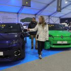 Un cotxe elèctric en exposició a la passada Fira d’Andorra la Vella.