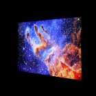 Una imatge de l’espai que es va projectar.