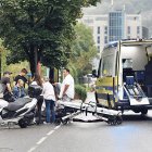 Sinistre d’una motocicleta a la rotonda del km 0