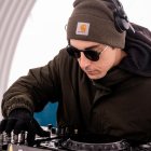 El Dj i expresident de l'Associació de Discjòqueis i Productors d'Andorra, Joan Holthoefer, punxant en un esdeveniment.