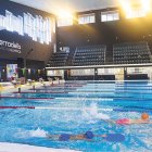 La piscina del centre esportiu dels Serradells.