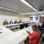 La reunió entre Govern i els representants de les diferents entitats bancàries celebrada dilluns.