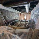 La sala del Consell en obres.