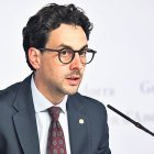 Guillem Casal a la roda de premsa posterior al consell de ministres.