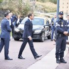 Macron durant la primera visita a Andorra.
