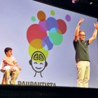 Un moment de la conferència, ahir.