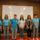 L’equip femení i masculí que aniran a Treviso.