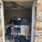La microturbina instal·lada a la presa de la Vall del Riu