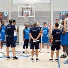 L’equip va entrenar ahir al pavelló Joan Alay.