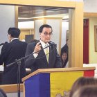 Joan Burgués a l’entrega del Fiter i Rossell.