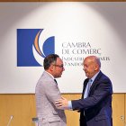 El cap de Govern i el president de la Cambra, ahir.