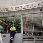 L’entrada a la seu de la CASS.