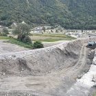 Els treballs de construcció del complex Margineda Park.