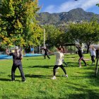 Taller de tai-txi al Prat del Roure aquest matí.