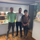 Junta directiva, d’esquerra a dreta, Jordi Robert-Ribes, Guillem Finñana i Àurea Ponsa