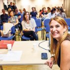 La presidenta del col·legi, Jael Pozo.