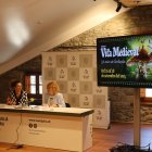 Teresa Areny i Laura Rogé en la roda de premsa d’ahir.
