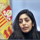 Resma Punjabi en una roda de premsa.