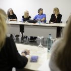 Una de les reunions entre sindicats i Govern.
