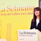 La ministra Bonell, ahir a Barcelona.