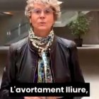 Susanna Vela, en el vídeo del PS.