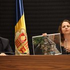 Gili mostra l’abans i el després a Caldes amb una fotografia.