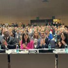 La ministra Bonell a la conferència a Barcelona.