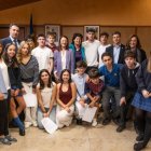 Els joves participants en la primera sessió del Consell dels Adolescents de les Valls del Nord.