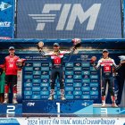 Podi del Mundial de Trial a l'última visita a Sant Julià de Lòria