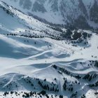 Una pista d'esquí a Almati.