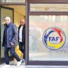 Reunió dels clubs a la seu de la FAF, dimecres.