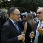 L’ambaixador de França a Andorra, Nicolas Eybalin, amb el cap de Govern, Xavier Espot.