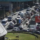 Aglomeració de cotxes.