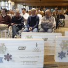 Els integrants de les delegacions d’Innsbruck’76 i Lake Placid’80, ahir al Tarter.